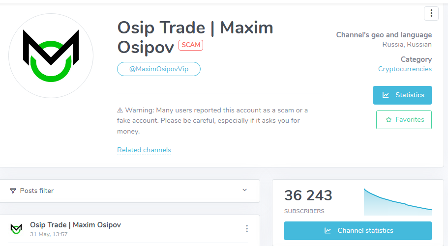 Osip Trade Maxim Osipov