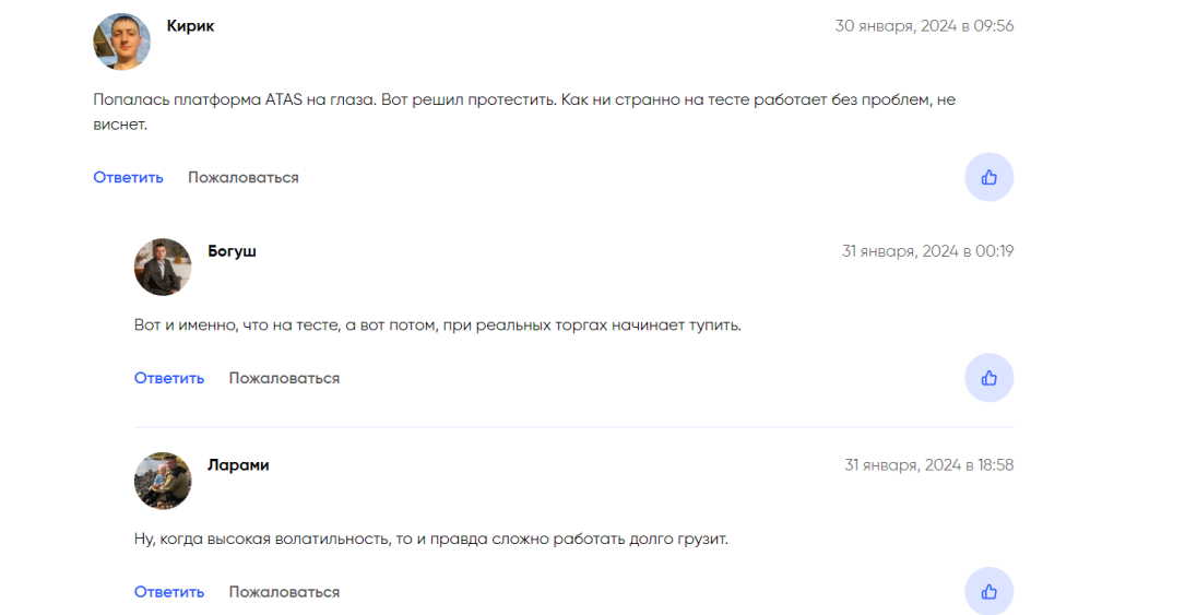 atas платформа для трейдинга отзывы