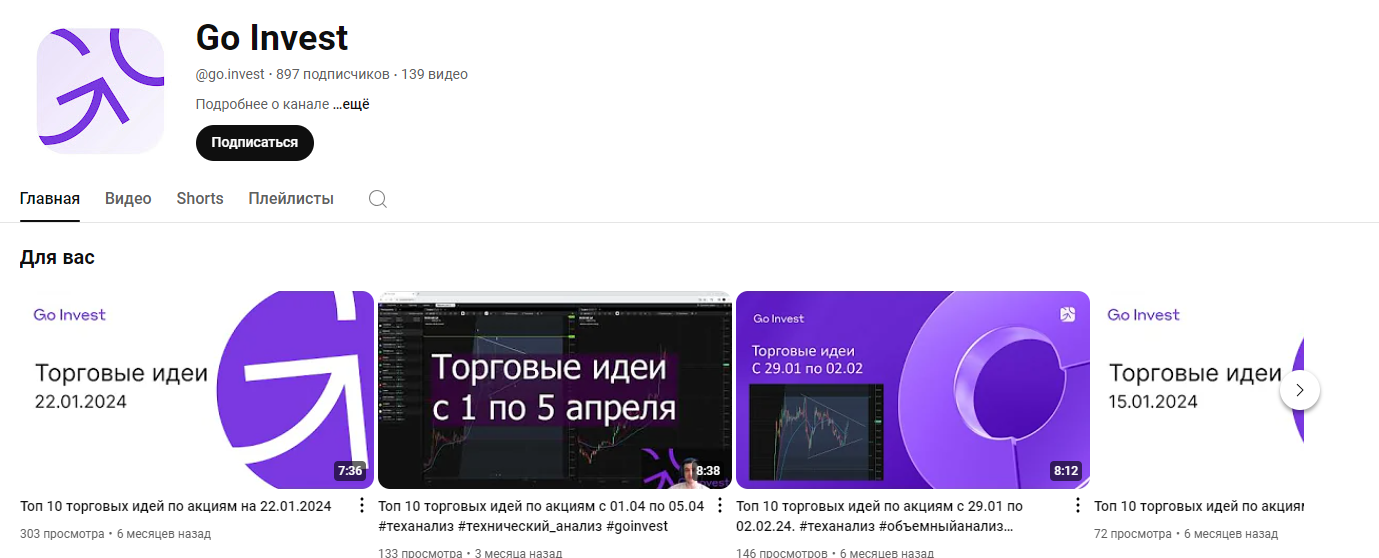 го инвест брокер