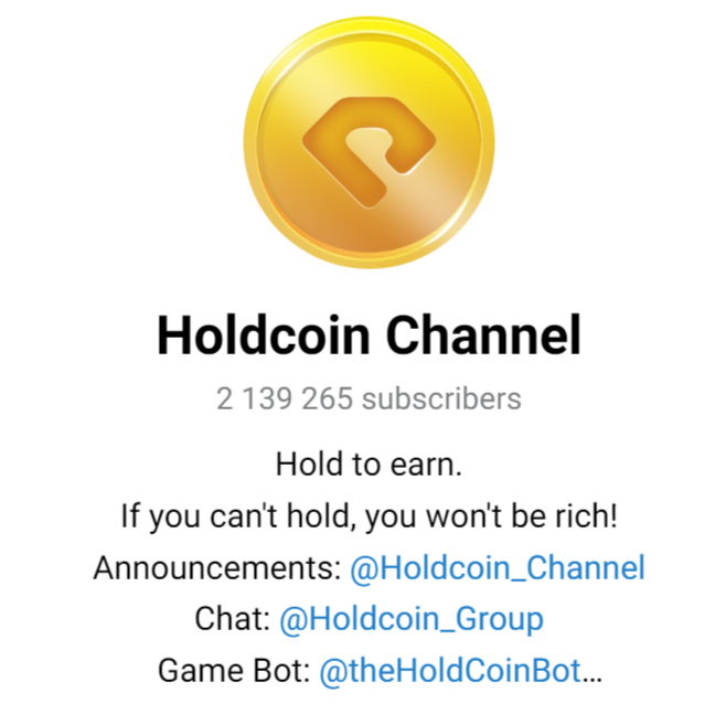 holdcoin игра