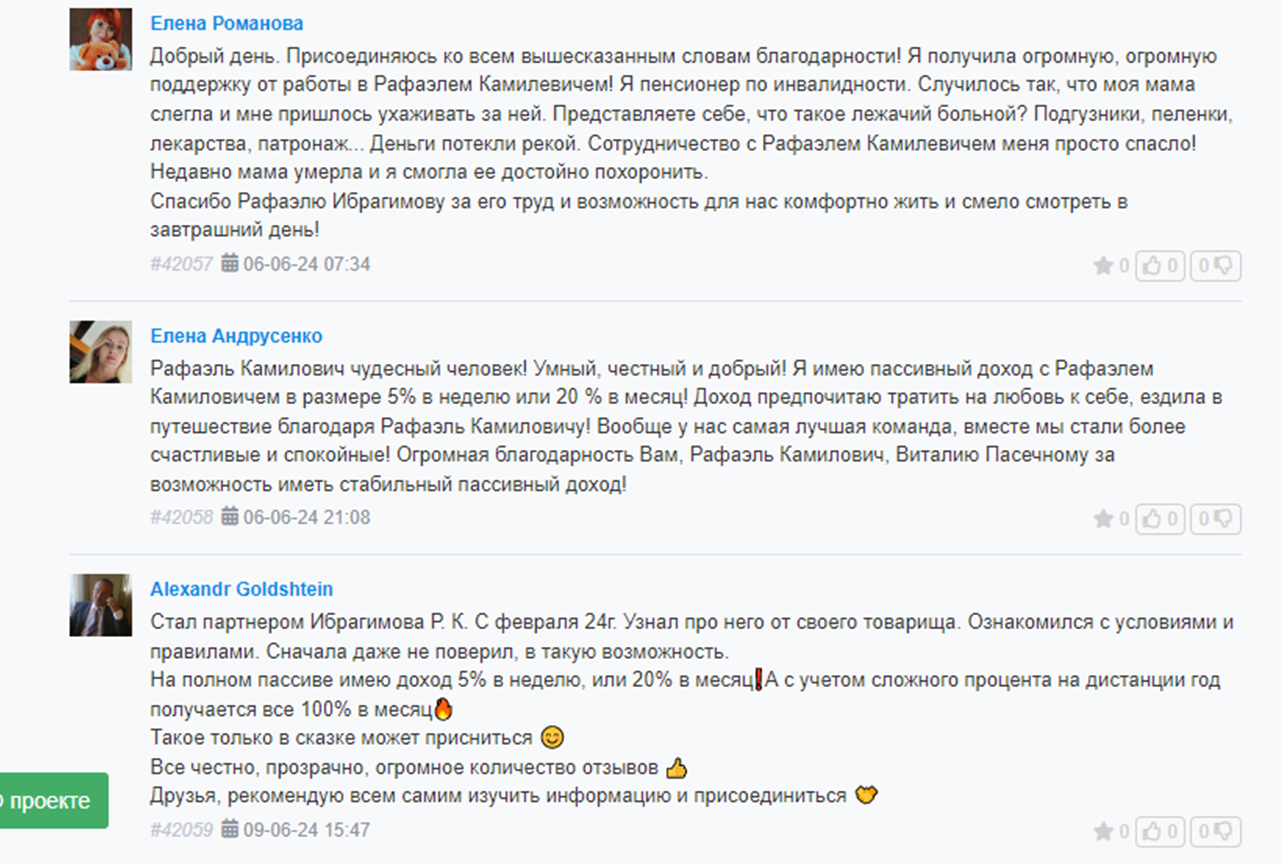 рафаэль ибрагимов инвестиции