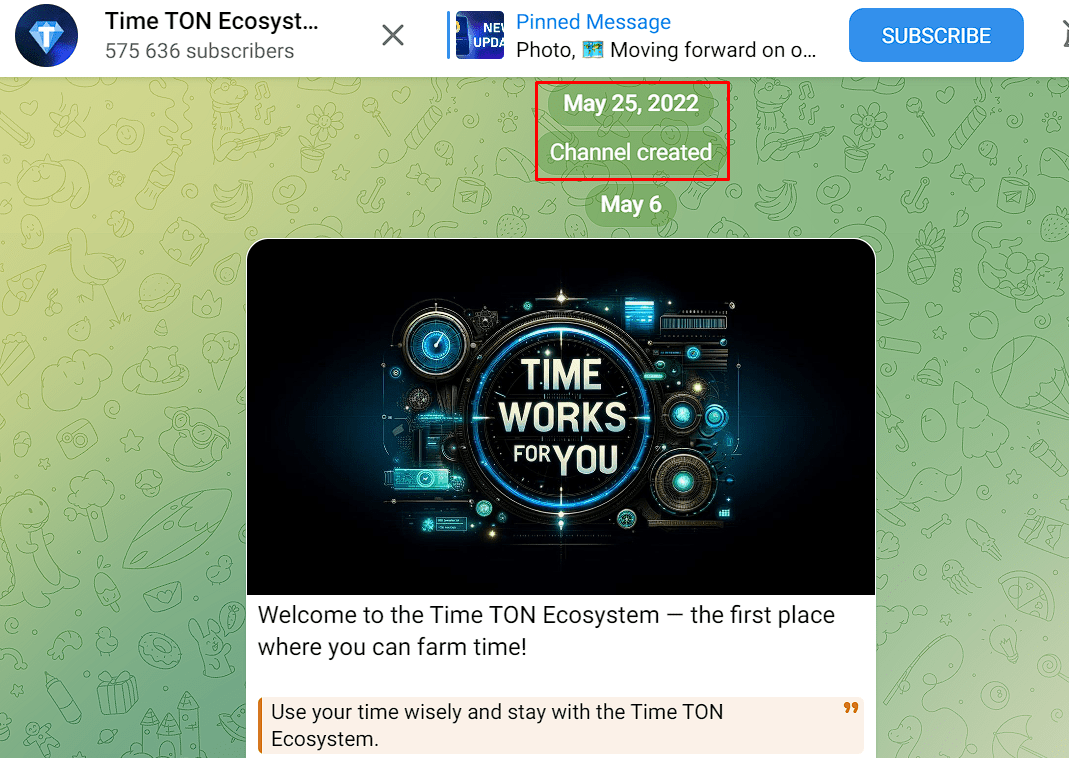 time ton ecosystem разработчики