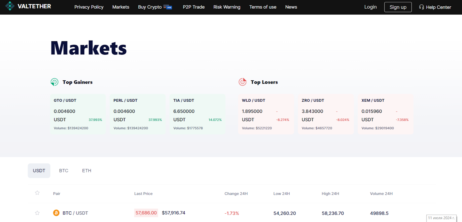 valtether