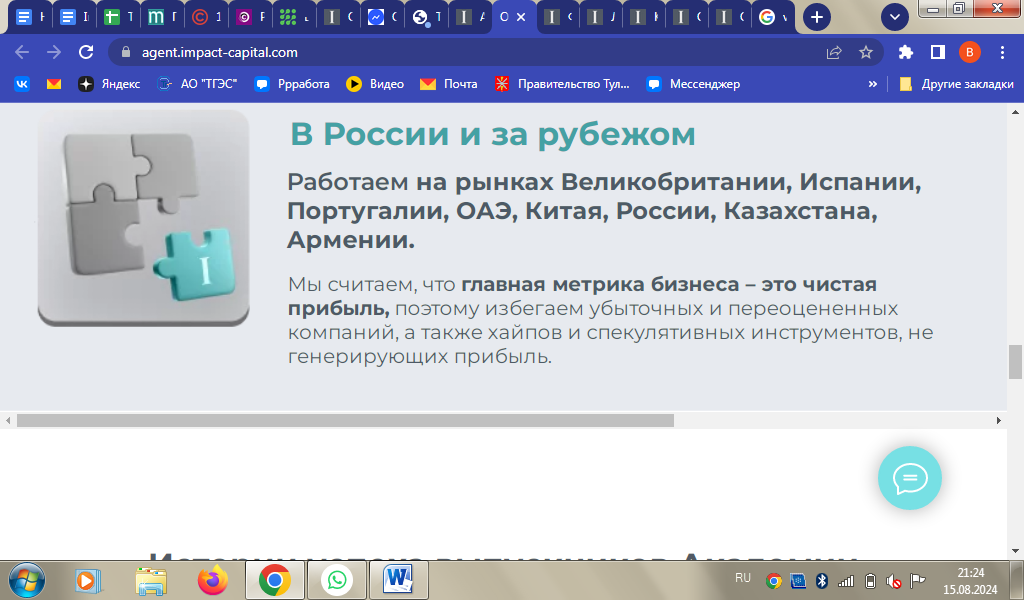 impact capital отзывы
