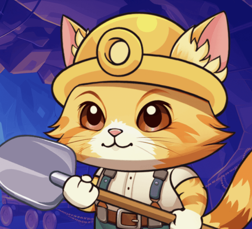 Cat gold miner