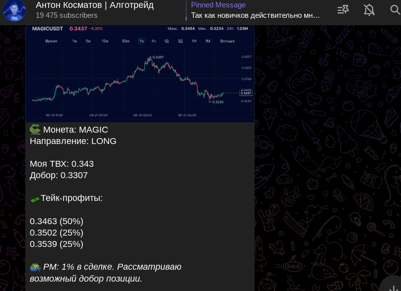 антон косматов трейдер