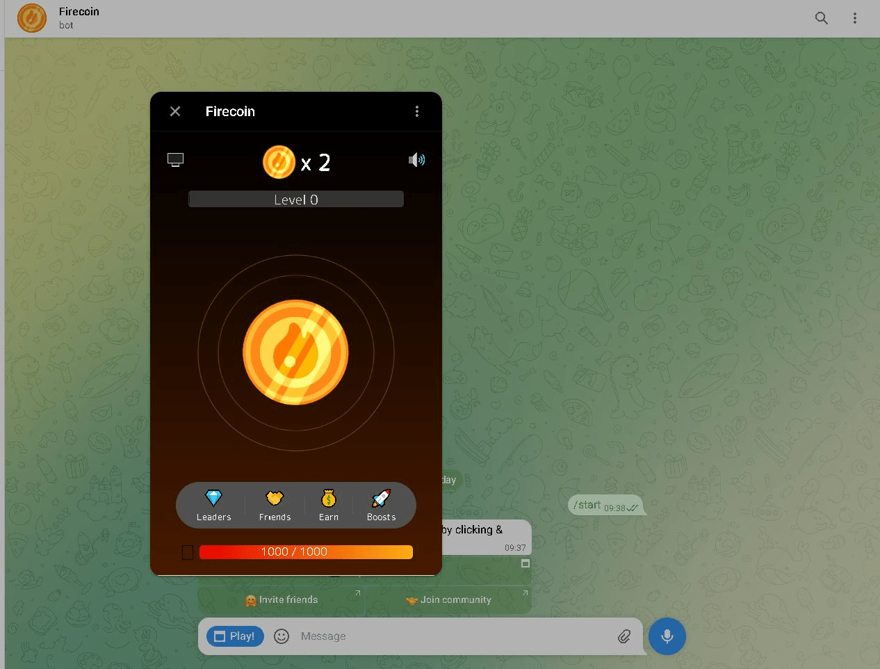 fire coin бот