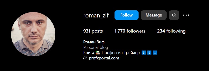 роман зиф трейдер