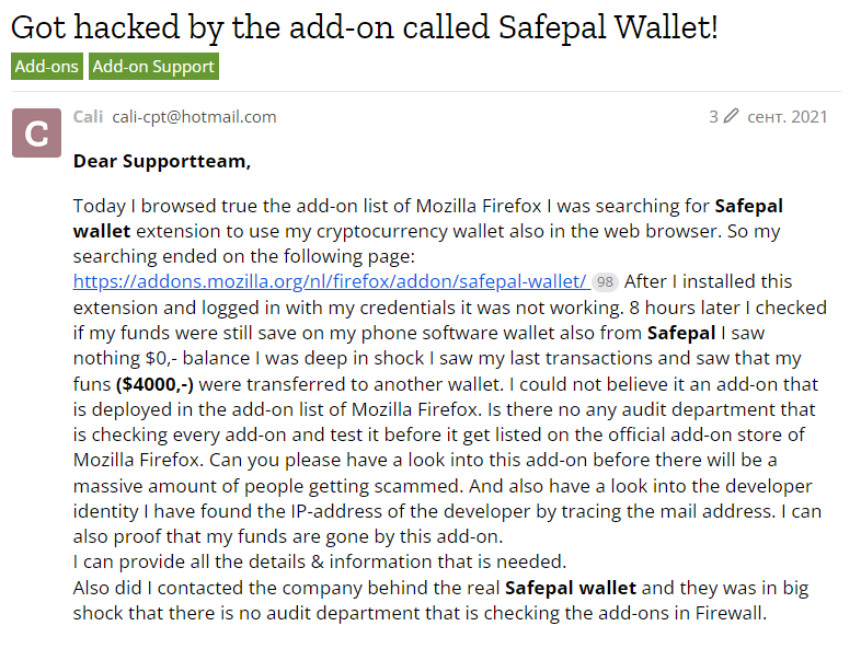 Safepal wallET