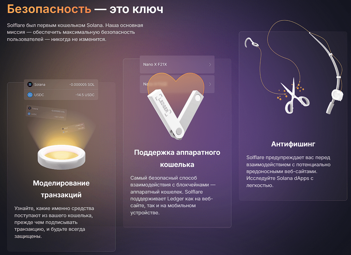 solflare кошелек скам