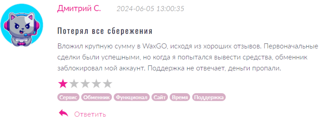 Waxgo отзывы