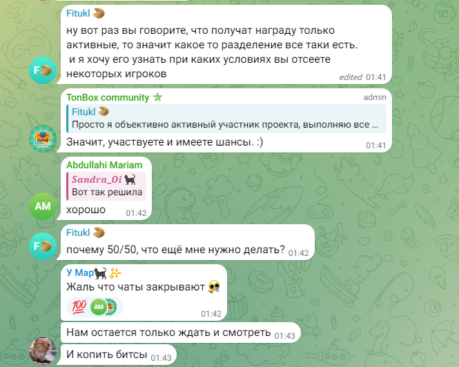 bits telegram