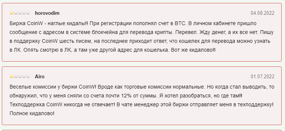 coinw криптобиржа