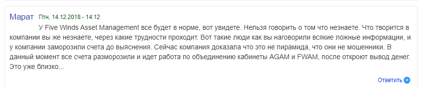 файв виндс эссет менеджмент