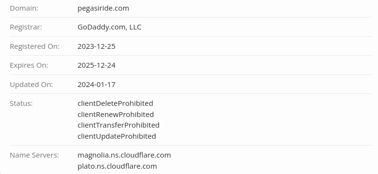 pegasus ride ltd пирамида