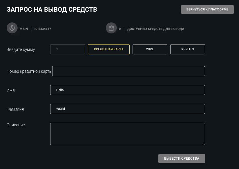 platform market view pro – брокер