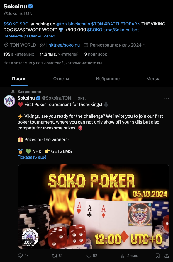 sokoinu прогноз
