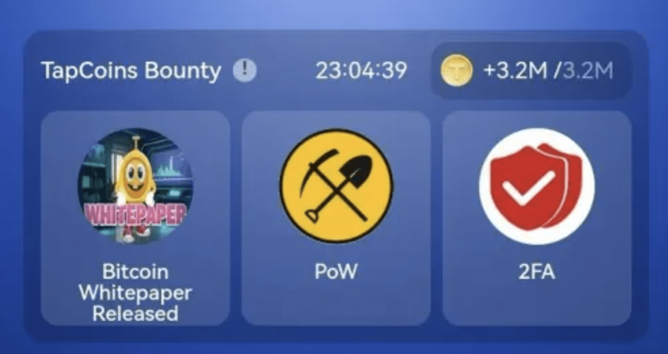 Tapcoins комбо дня