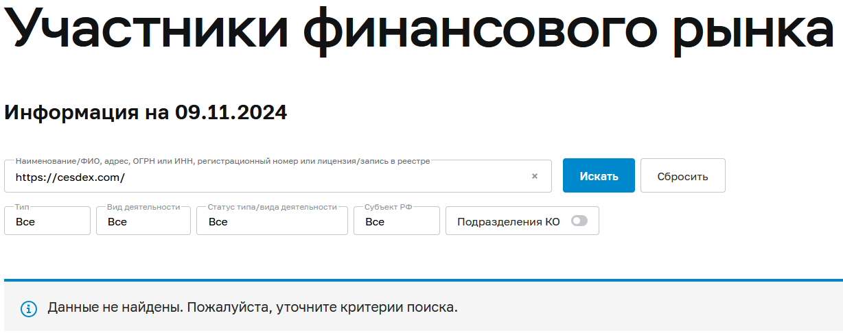 Cesdex отзывы
