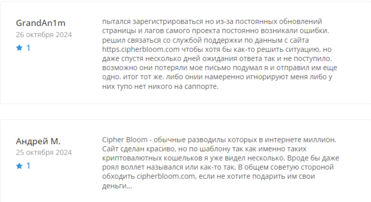 cipher bloom что это