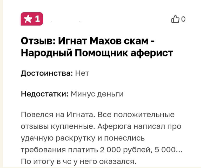 народный помощник