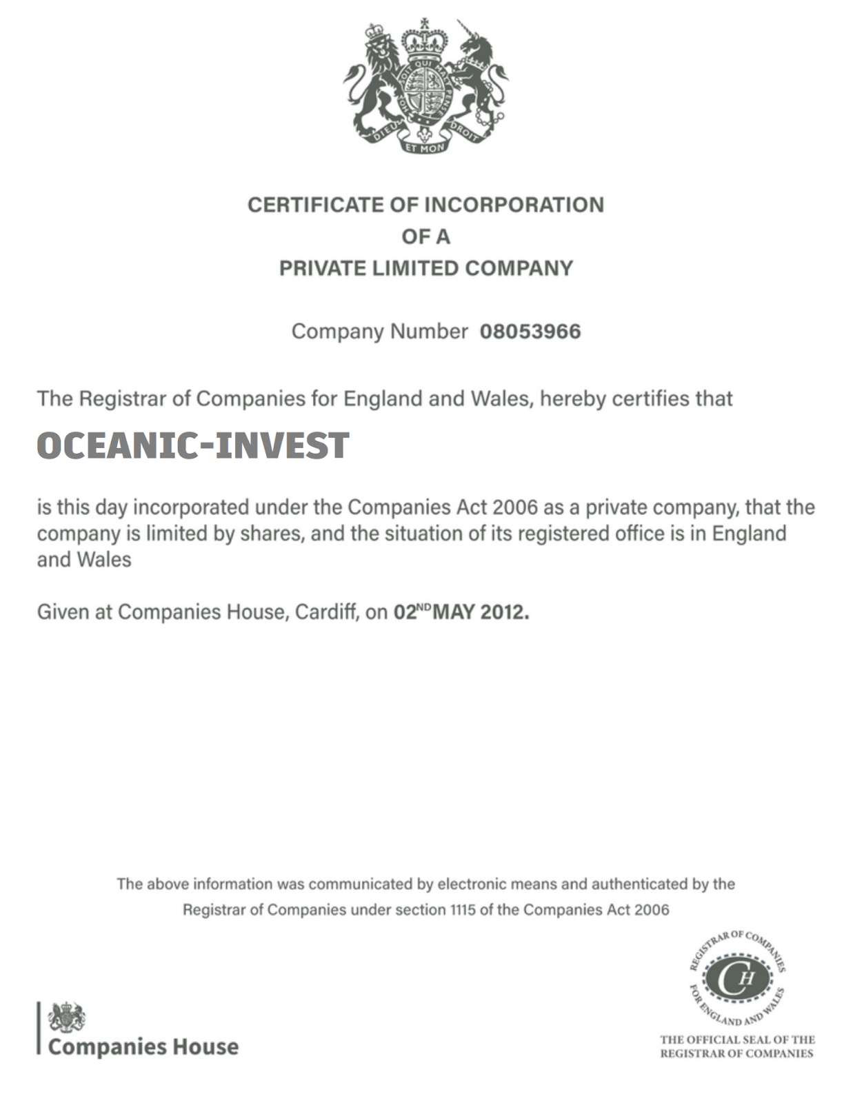 oceanic invest com