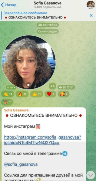 София Гасанова инвестиции