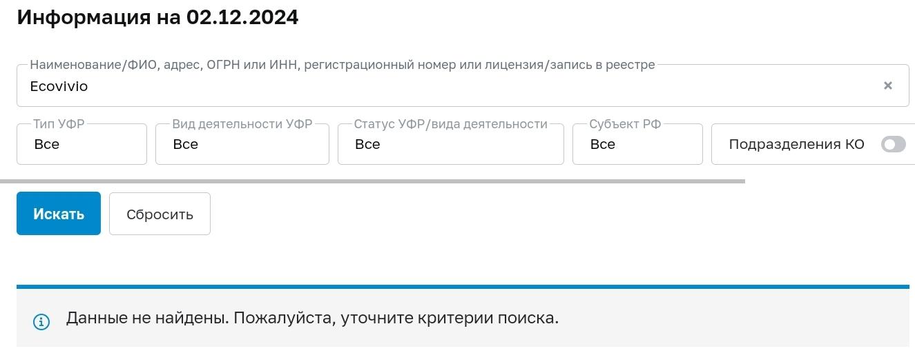 ecovivio отзывы