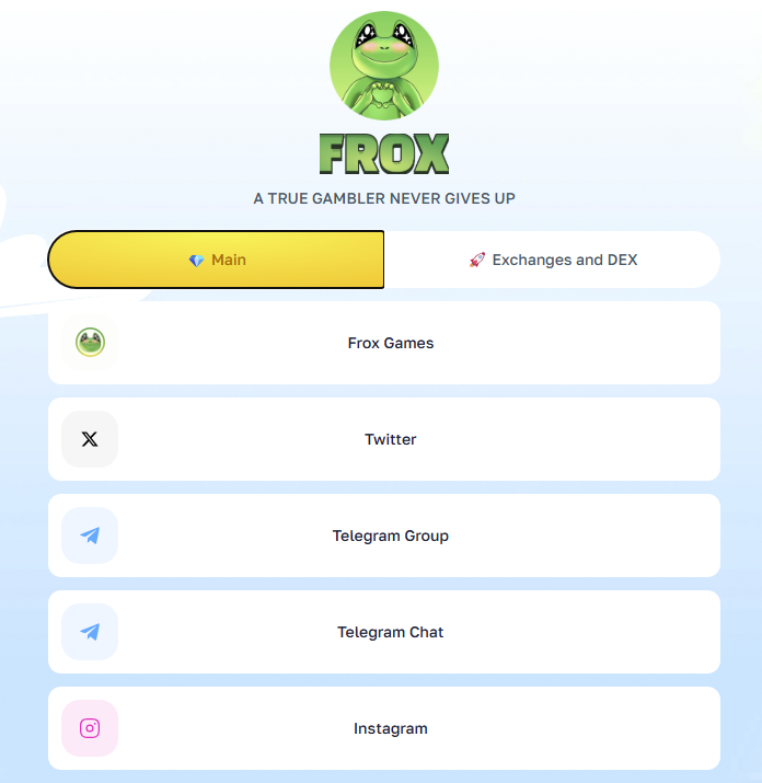 frox криптовалюта