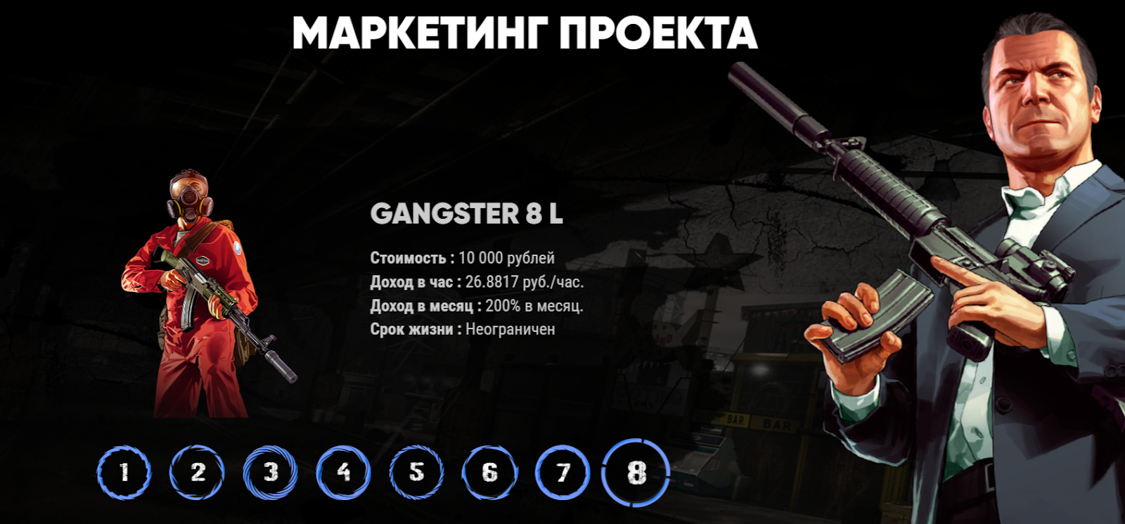 GANGSTER MONEY INFO