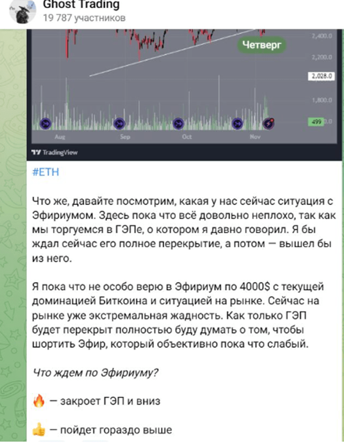 ghost trade telegram