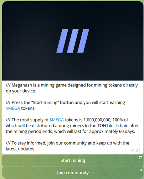 megahash телеграм