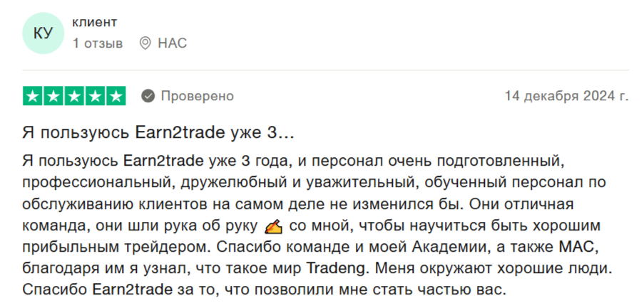 earn2trade отзывы