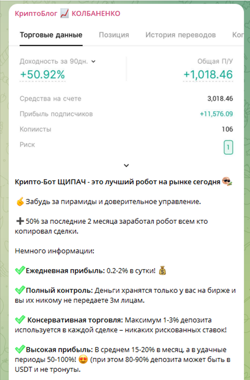 КриптоЧат «Колбаненко»