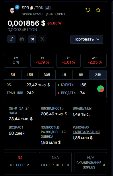 spr токен