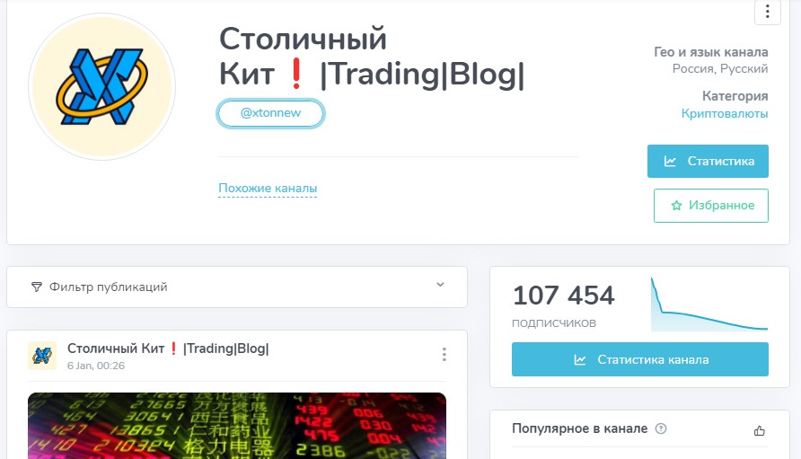 столичный кит отзыв о канале